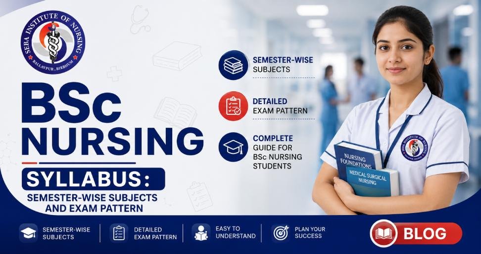 BSc Nursing Syllabus: Semester-Wise Subjects and Exam Pattern